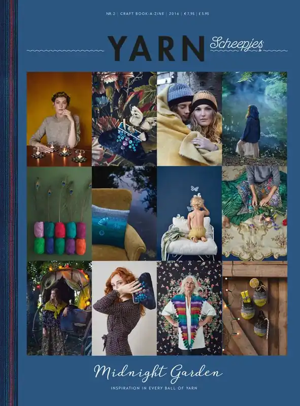 Meest Verkocht Scheepjes YARN Bookazine 2 The Midnight Garden - English / Druk 1