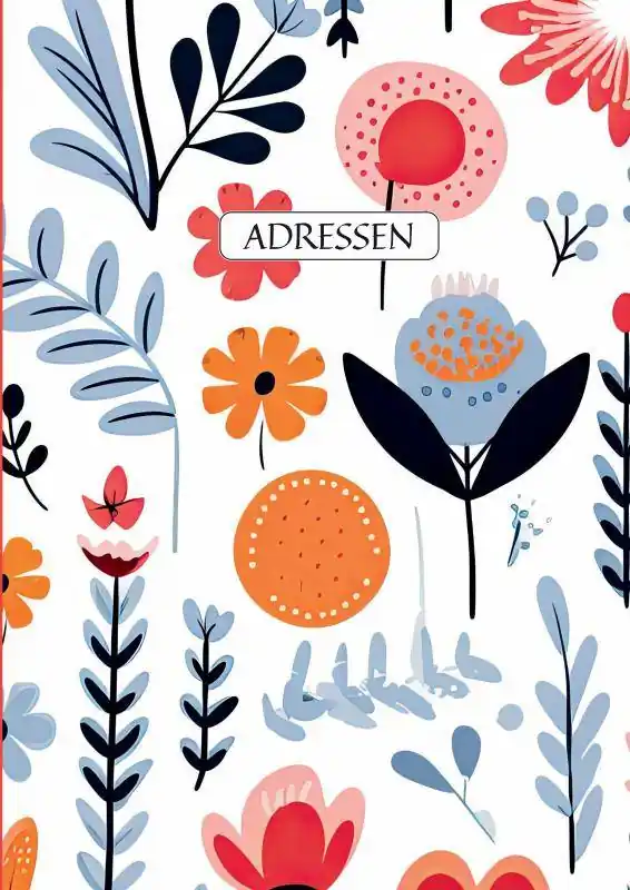 Adresboek groot / Adresboekje met Alfabet – Telefoonregister / Adressenboek / Druk 1 Beperkte Voorraad
