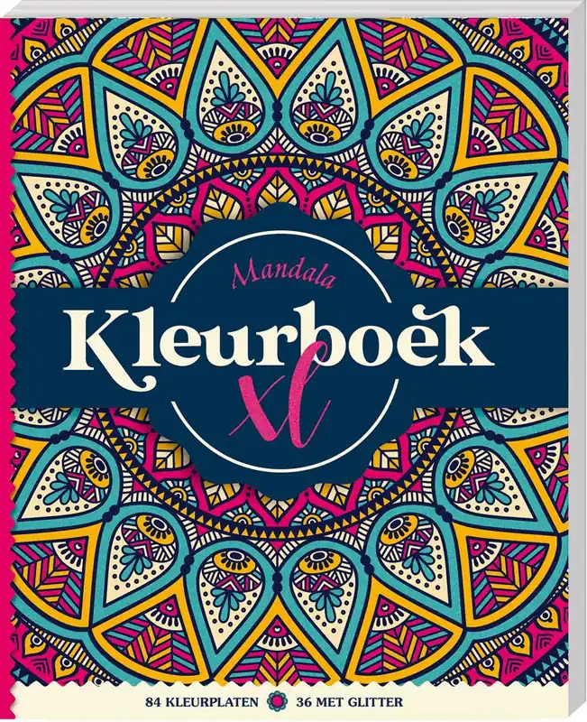 Kleurboek XL - Mandala / Druk 1 Op = Op