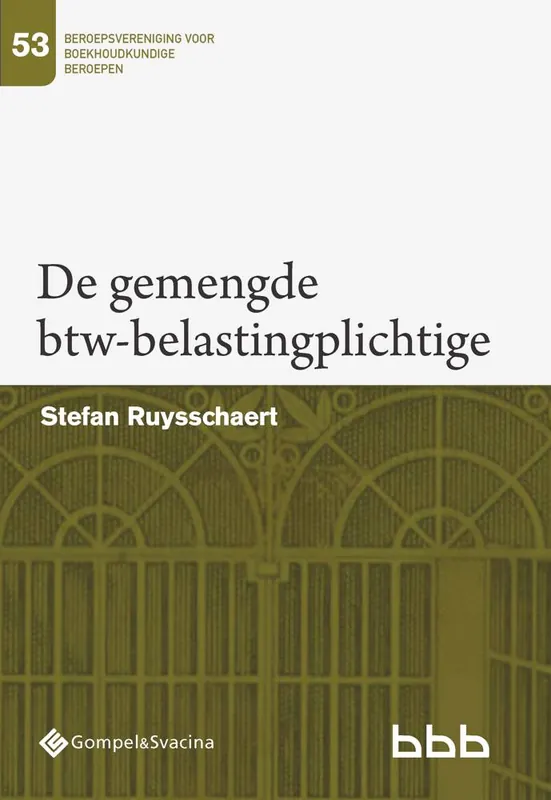 De gemengde btw-belastingplichtige / Druk 1 Rechtstreeks Van De Fabrikant