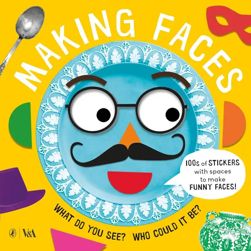 Making Faces: A Sticker Book Finale Uitverkoop