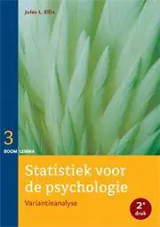 Statistiek voor de psychologie deel 3 / Druk 3 Gratis Retour