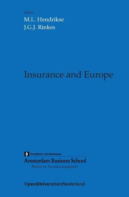 Favoriet Insurance and Europe / Druk 1