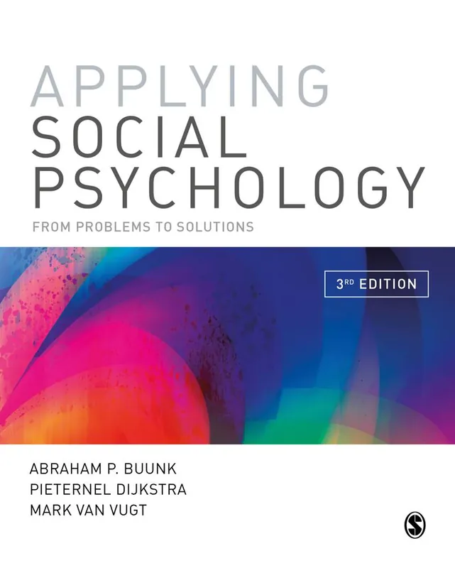 Beperkt Aanbod Applying Social Psychology / 3rd Edition