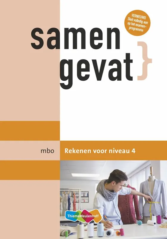 Favoriet Samengevat Rekenen voor niveau 4 MBO
