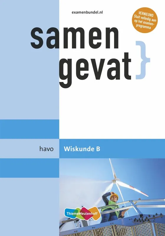 Shop Nu Samengevat Wiskunde B HAVO