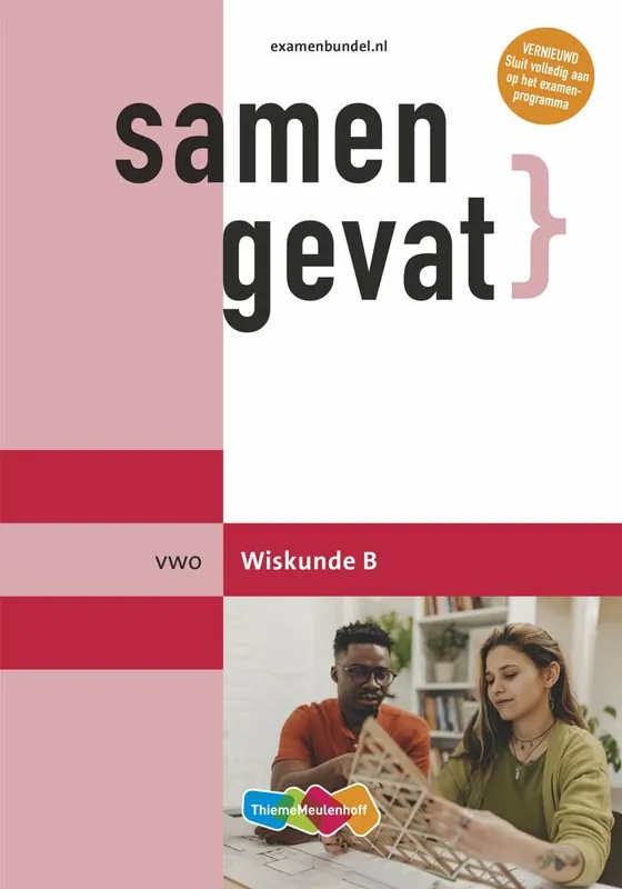 Samengevat Wiskunde B VWO Snelle Levering