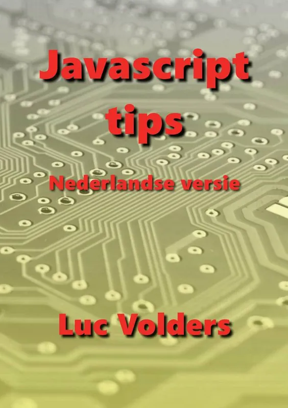 Hoge Kwaliteit Javascript tips / Druk 1