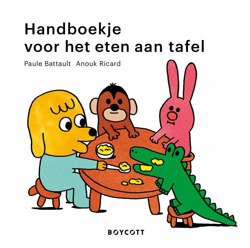 Handboekje voor het eten aan tafel / Druk 1 Rechtstreeks Van De Fabrikant