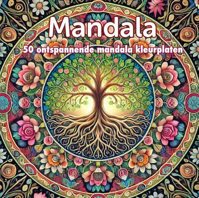 Premium Mandala Kleurboek voor volwassenen (hardcover) / Druk 1