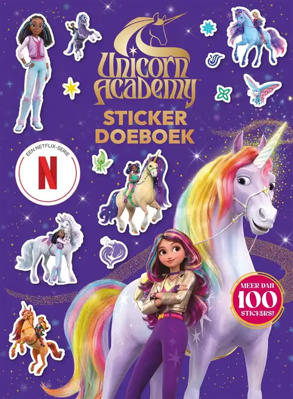 Unicorn Academy sticker doeboek / Druk 1 Koopje