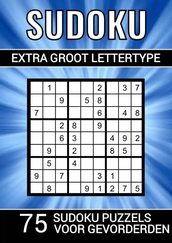 Must-Have Sudoku Extra Groot Lettertype - 75 Sudoku Puzzels voor Gevorderden / Druk 1
