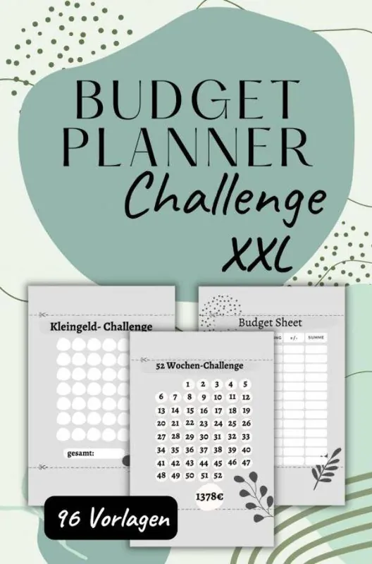 Tijdelijk Beschikbaar Budget Planner Challenge XXL / 1 Edition