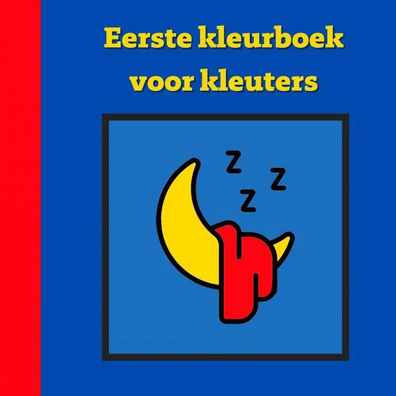 Snelle Levering Eerste kleurboek voor kleuters :: Bedtijd / Druk 1