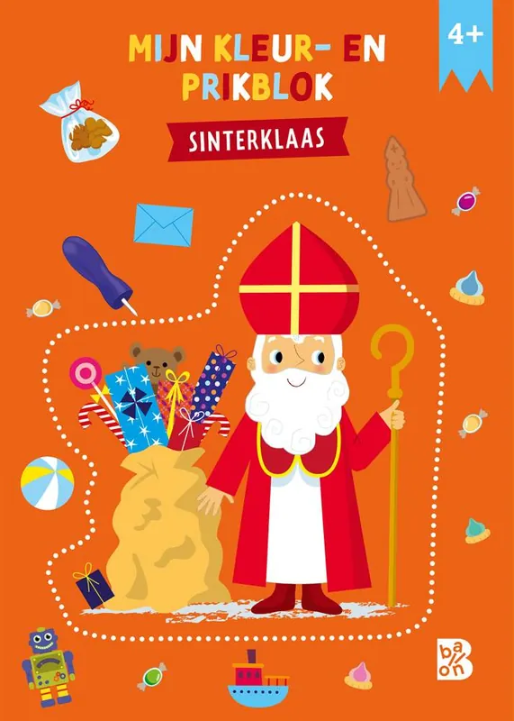 Seizoensaanbieding Kleur- en prikblok Sinterklaas / Druk 1