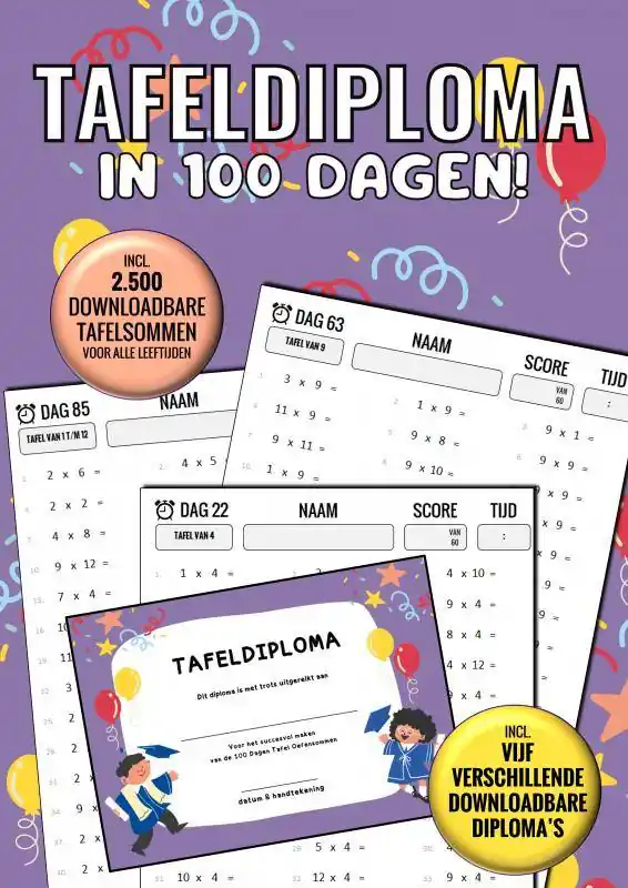 Korting Tafeldiploma in 100 Dagen! / Druk 1