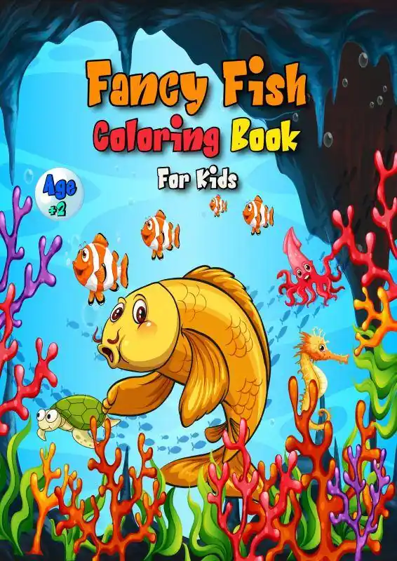 Populair Fancy Fish Coloring Book / 1st Edition