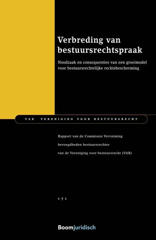 Verbreding van bestuursrechtspraak / Druk 1 Gratis Retour